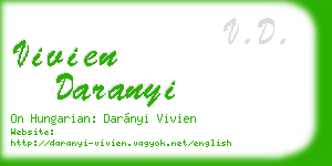 vivien daranyi business card