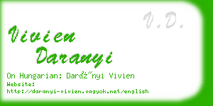 vivien daranyi business card